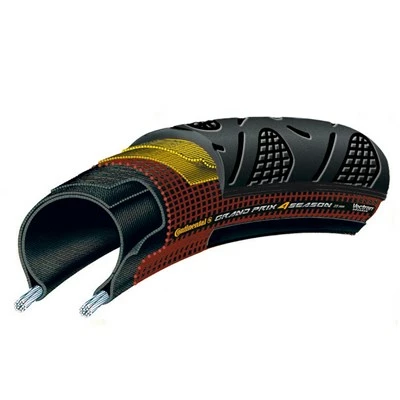 Pneu CONTINENTAL SOUPLE GRAND PRIX 4 SEASON 700x23/25/28/32 NOIR – Image 2
