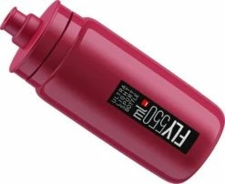 Bidon De Vélo ELITE Fly 550 Ml Bordeaux