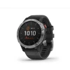 Montre Garmin Fenix 6 Silver Noire Bracelet Noir