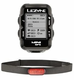 Compteur Lezyne Mini GPS + Ceinture Cardiaque