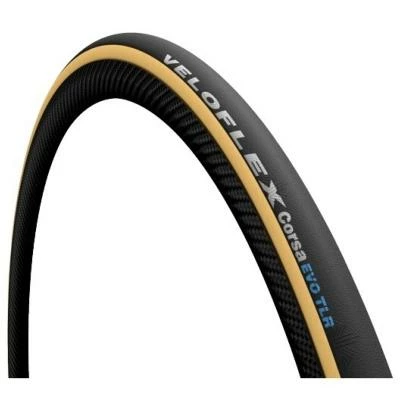 Pneu Route Veloflex Corsa Evo Tube Type 700x25c Noir / Beige
