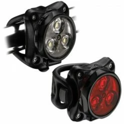 Paire De Lumières De Vélo Zecto Drive Noir Lezyne 80 Lumens